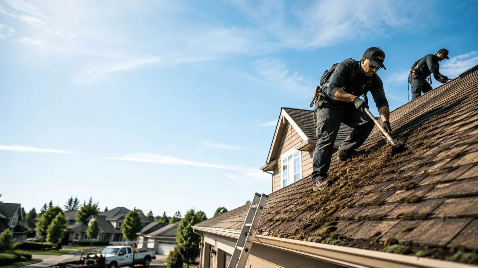 Roof Moss Removal in Pleasant Hill, MO near me